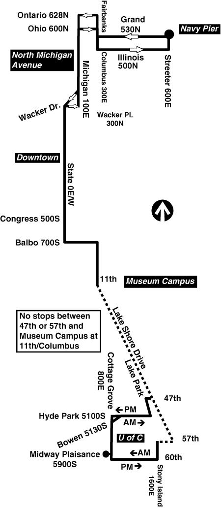 Bus 2 CTA Bus Route Hyde Park Express