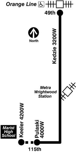 Bus 52A CTA Bus Route South Kedzie