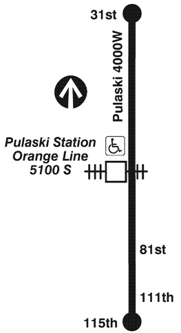 Bus 53A CTA Bus Route South Pulaski