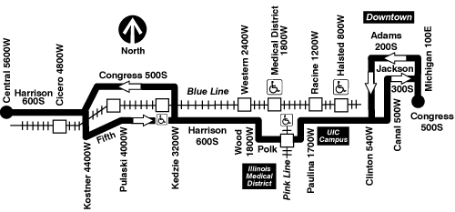 Bus 7 CTA Bus Route Harrison