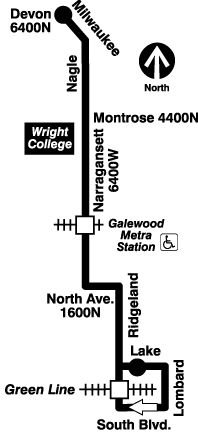 Bus 86 CTA Bus Route Narragansett/Ridgeland