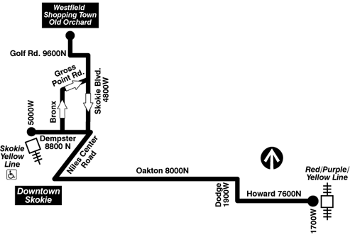 Bus 97 CTA Bus Route Skokie