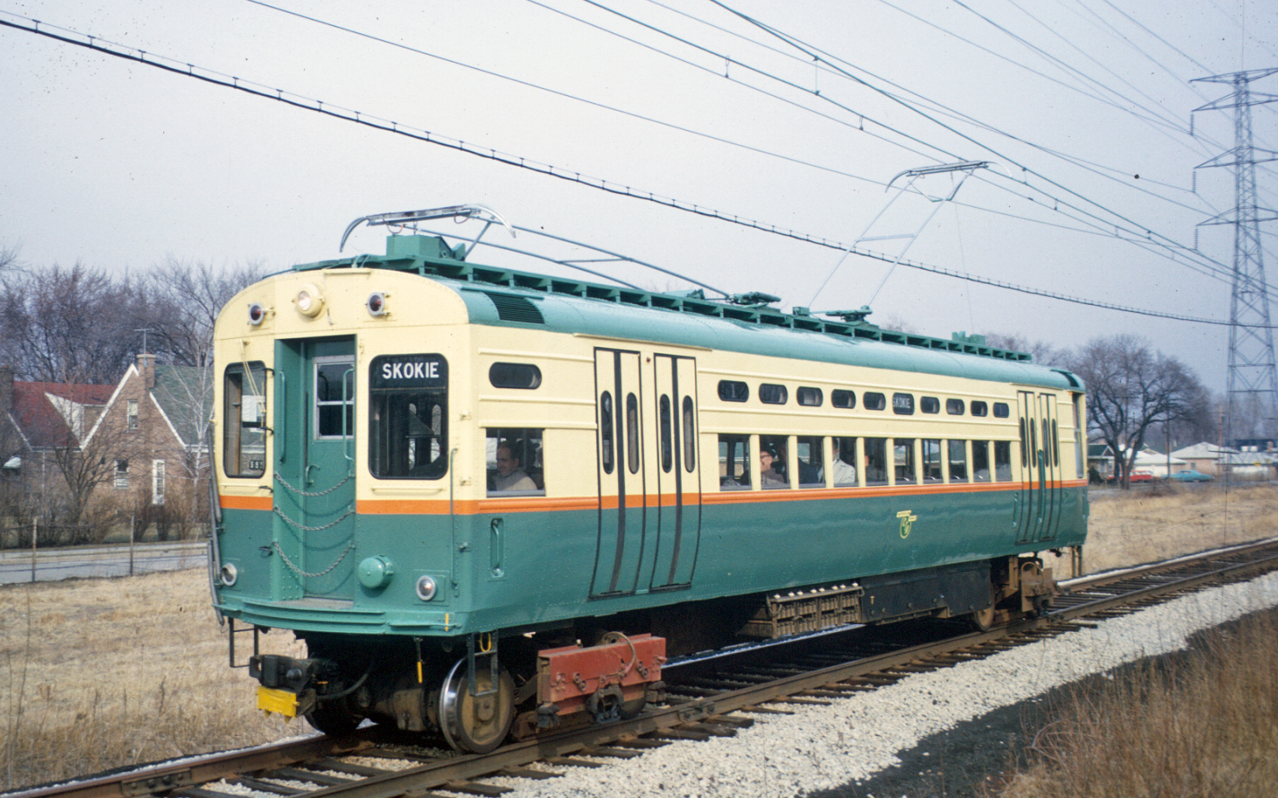 1-50 Series railcar at Kostner (courtesy of Krambles-Peterson Archive)