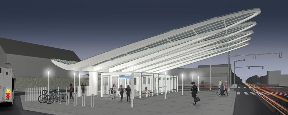 Belmont Canopy Night Rendering