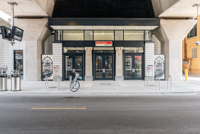 A clean, modern station