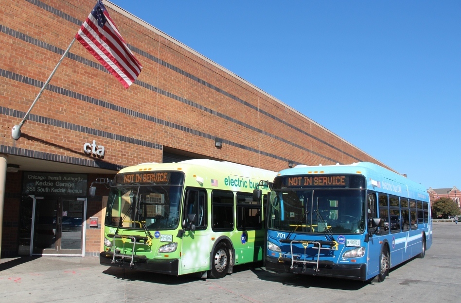 CTA's two new all-electric buses