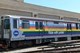 Train car decorated in Pride colors