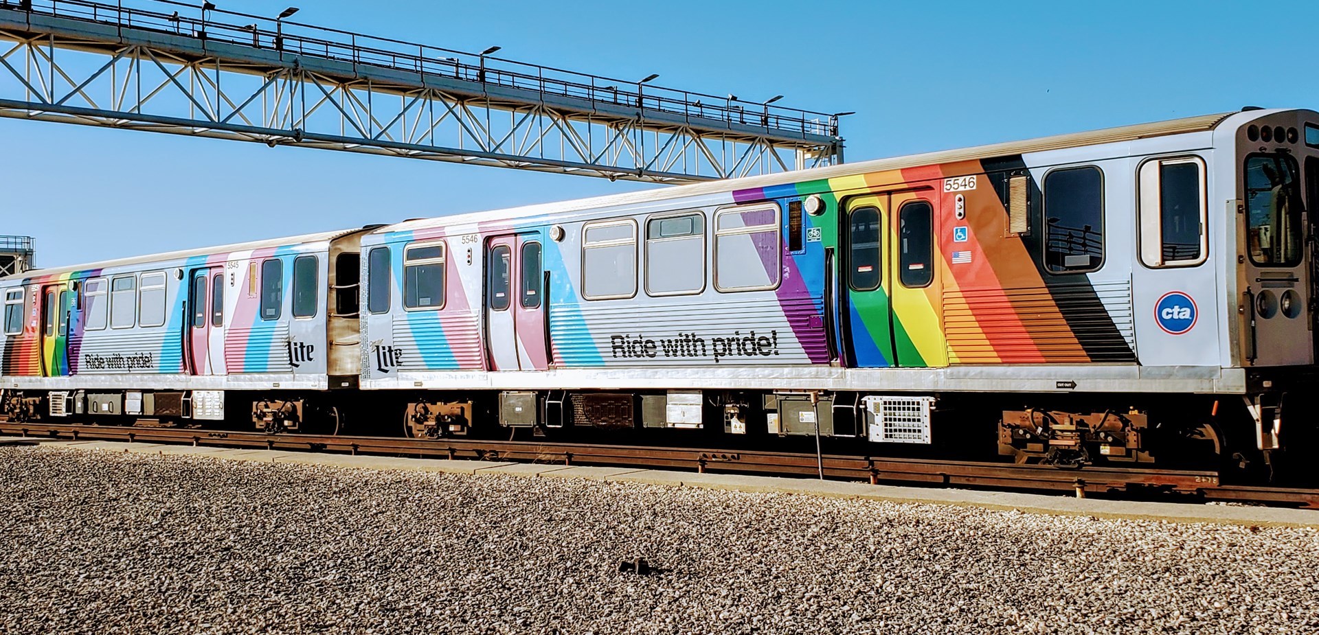 The 2021 CTA Pride Train