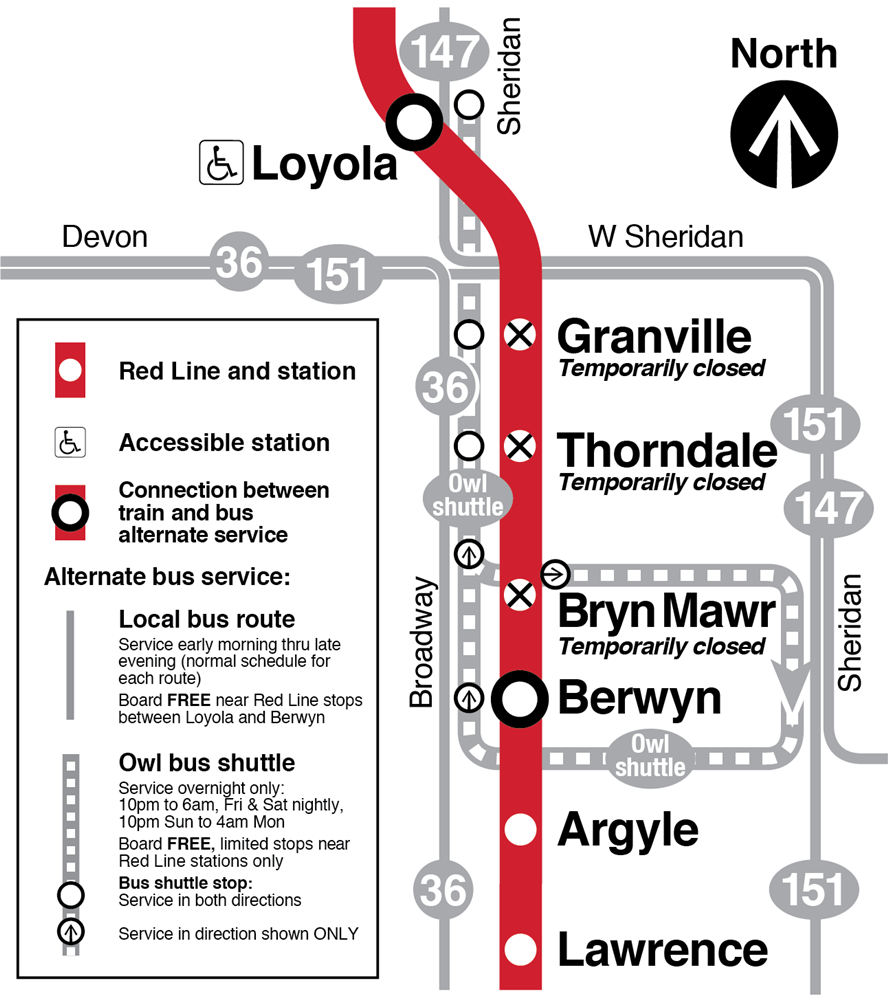 Granville-Thorndale-BrynMawr_closure_map_20200401_-_daytime_live_srvc___owl_shuttle