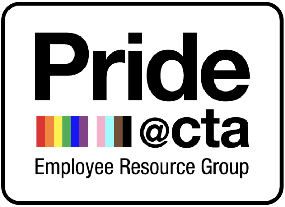 Pride at CTA employee resource group logo