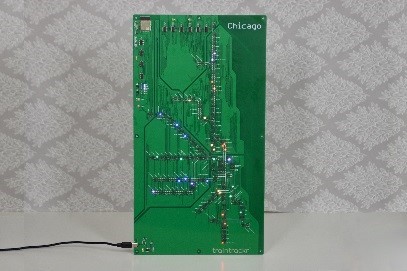 New TrainTrakr Circuit Board Display