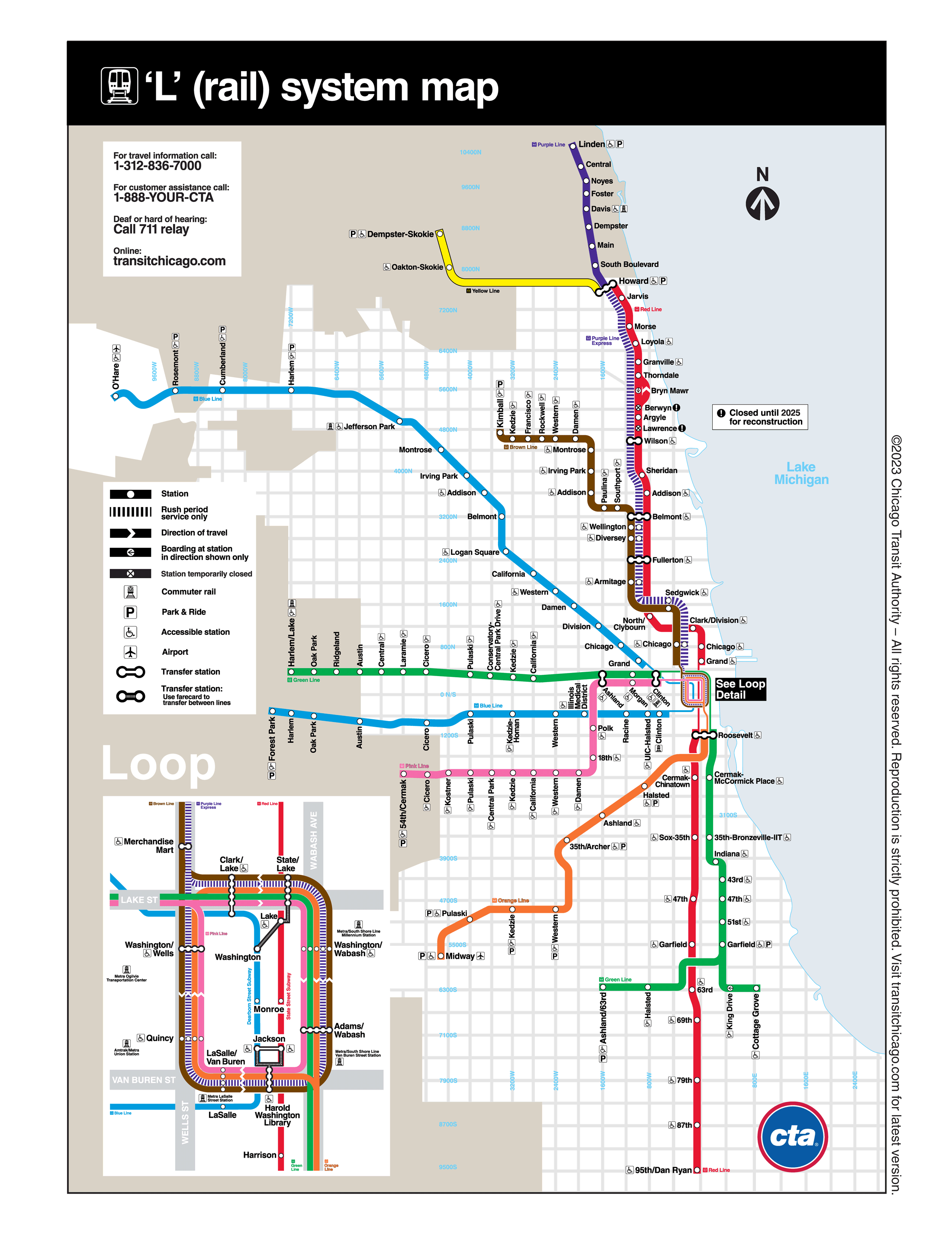 Top 77+ imagen chicago metro map pdf