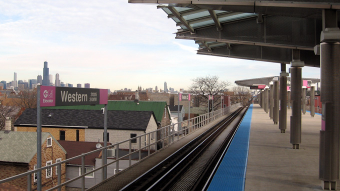 Western (Pink Line Station) Station Information - CTA