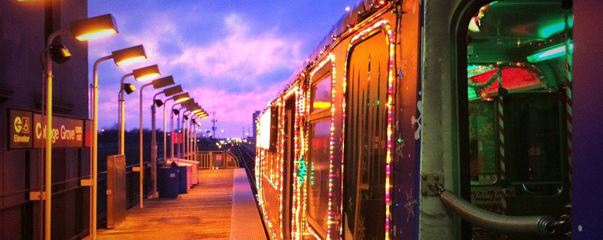 Allstate Cta Holiday Train Sat 11 30 Green Line Cta