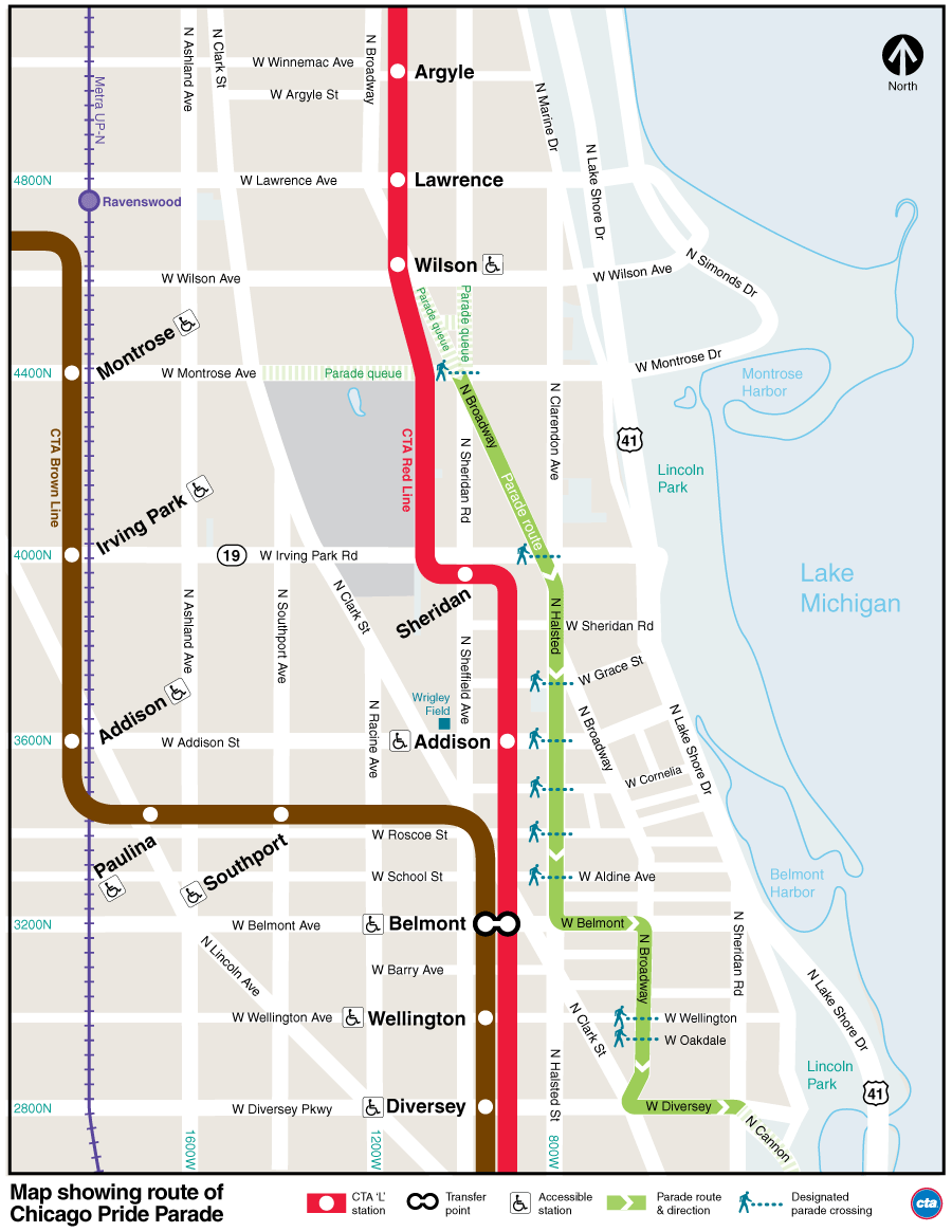 Pride Parade Map