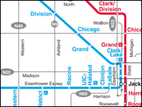 chicago blue line map Maps Cta chicago blue line map