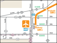 chicago orange line map Maps Cta chicago orange line map