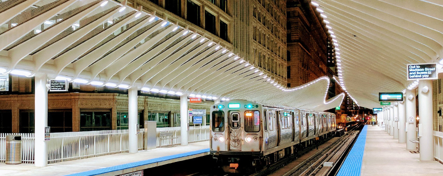 Washington/Wabash Station Platform