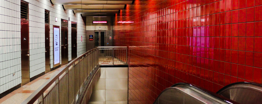 A new elevator & escalator at Clark/Division