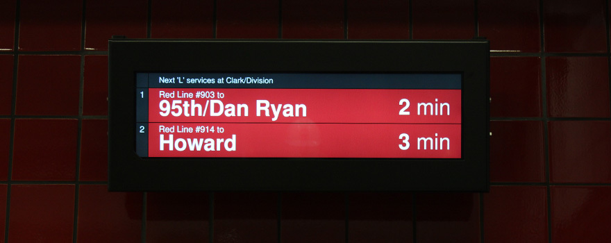 Train Tracker Sign