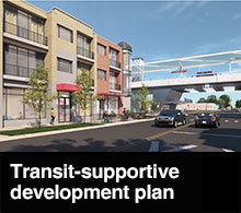 Transit-supportive development plan