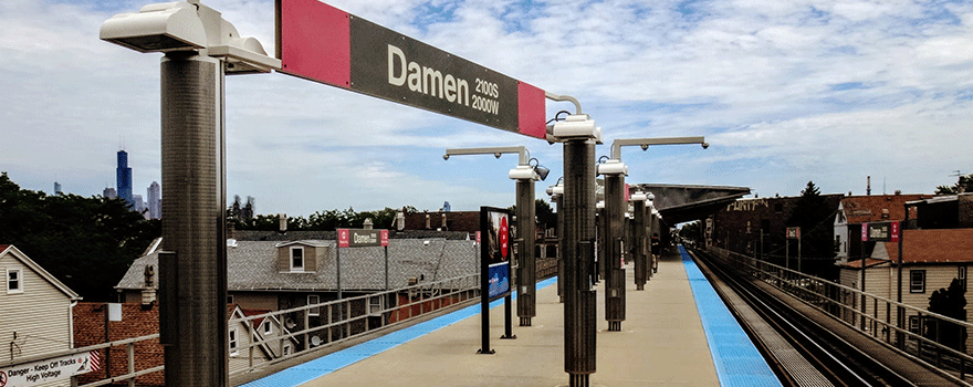 A train station platform