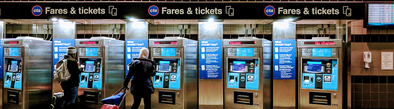 Fare vending machines at O'Hare